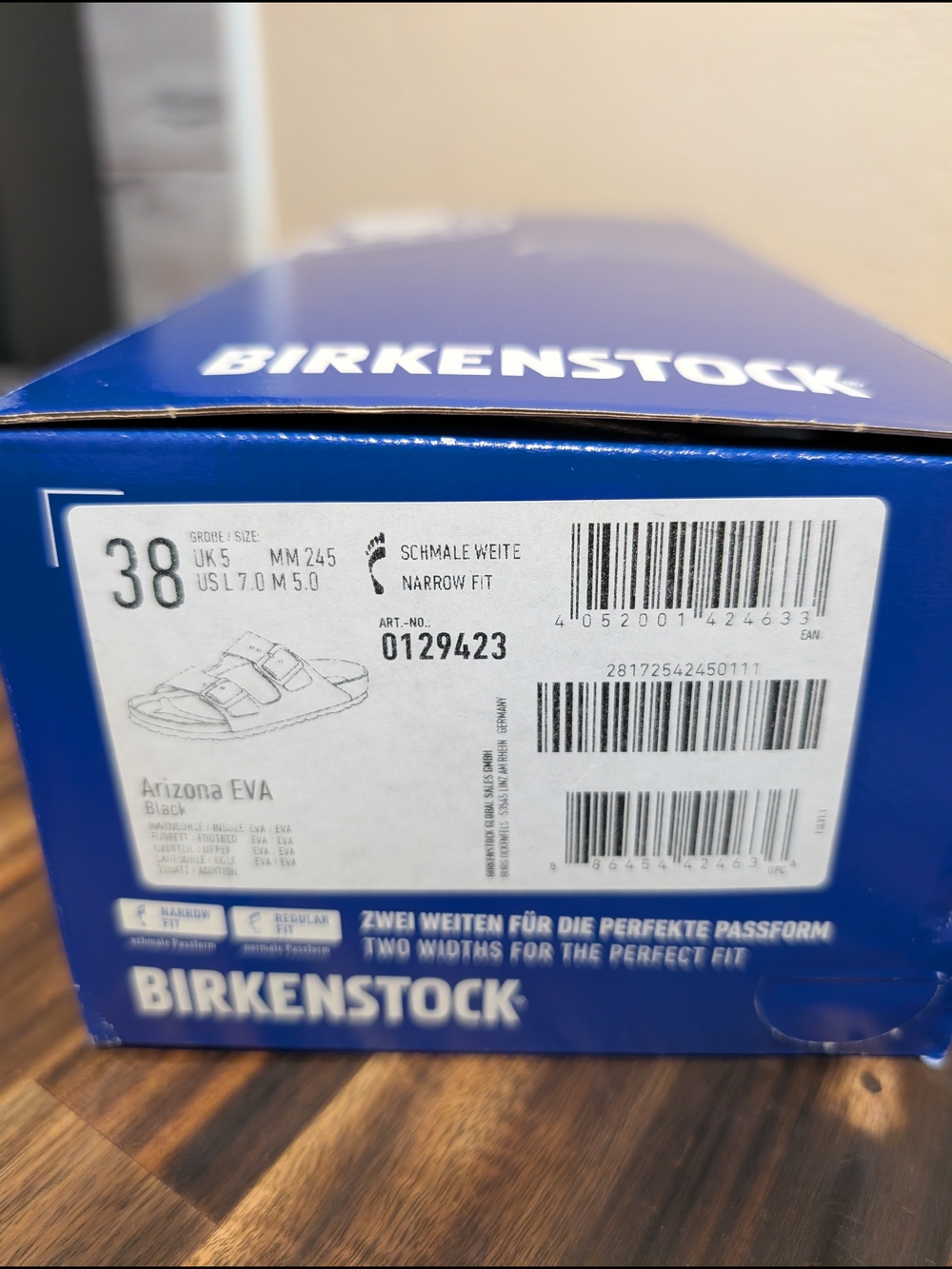 Unisex Birkenstock Arizona EVA Waterproof Sandals Black (Size 38) L-7 M-5 - Picture 2 of 16